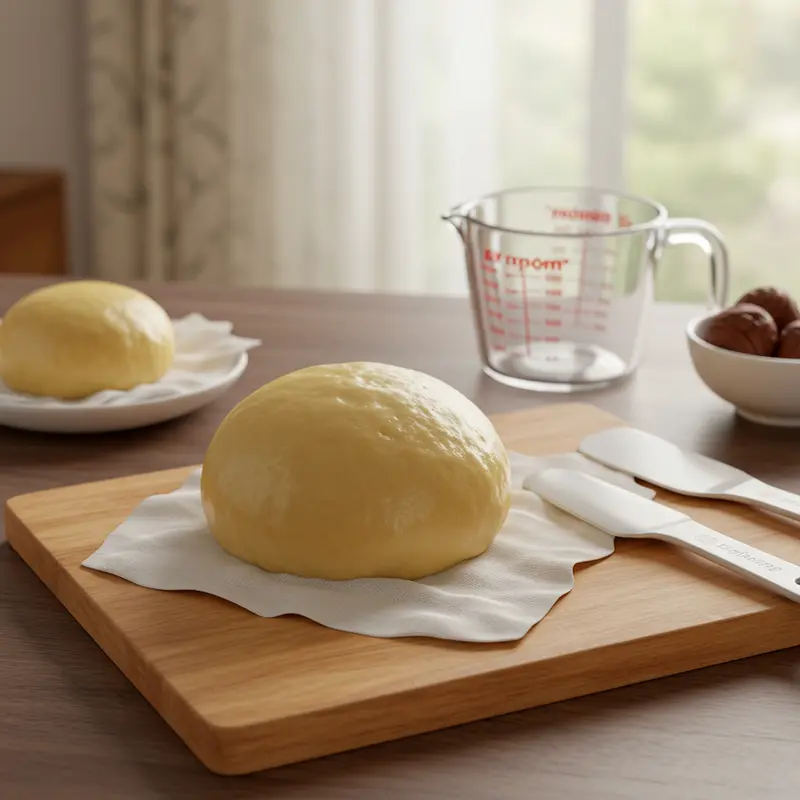 Nguyên liệu chất lượng quyết định độ mềm và vị ngon của vỏ bánh Trung Thu mini nướng.