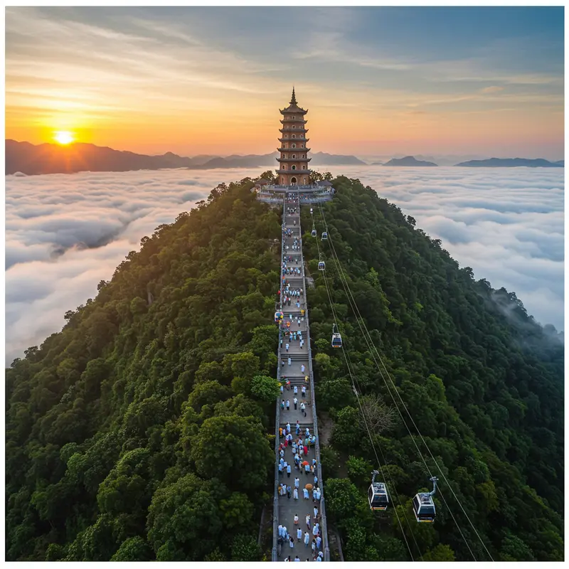 Nét đẹp truyền thống du xuân tâm linh trong không khí mùa xuân.