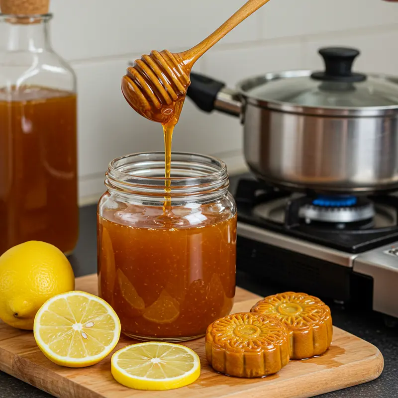 Nguyên liệu chất lượng quyết định độ mềm và vị ngon của vỏ bánh Trung Thu mini nướng.