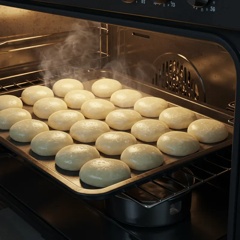 Nguyên liệu chuẩn bị làm vỏ bánh mochi dẻo dai.