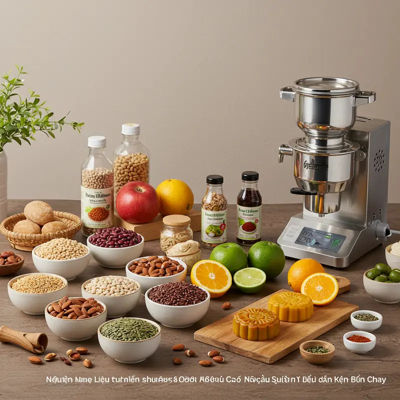 Bàn tiệc bánh Trung Thu cao cấp cho người ăn kiêng, ăn chay.