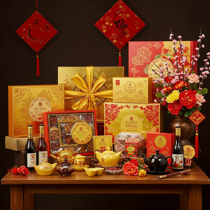 Hộp quà Tết trở thành cầu nối gắn kết tình thân và đối tác trong dịp Tết Nguyên Đán.