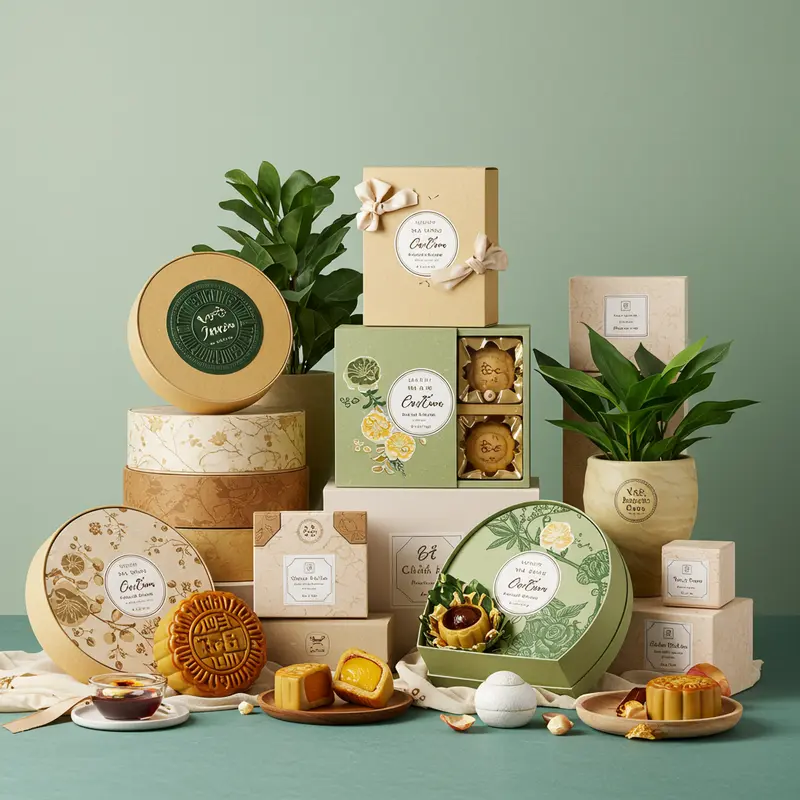 Các hộp quà sang trọng, đại diện cho từng ngành nghề khác nhau.