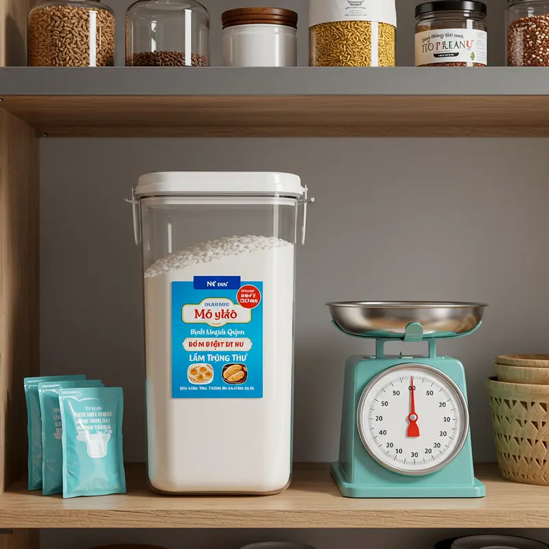 Các loại bột mì phổ biến dùng làm bánh Trung Thu và công dụng của chúng.