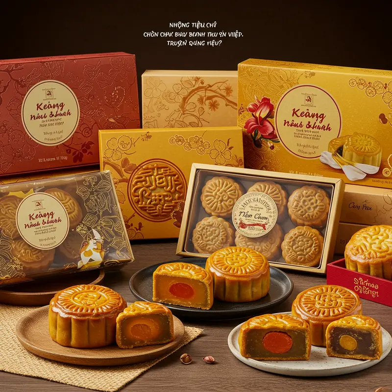 Nhân viên công sở cùng nhau thưởng thức bánh Trung Thu trong không khí thân thiện.