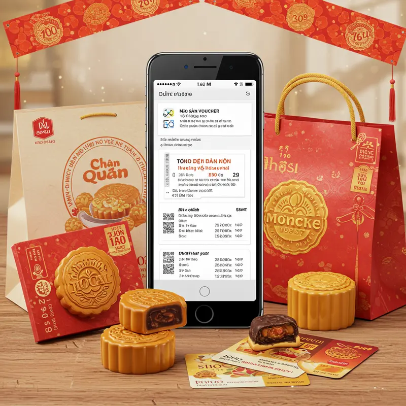 Bánh Trung Thu đa dạng với quà tặng ưu đãi khi đặt trước.