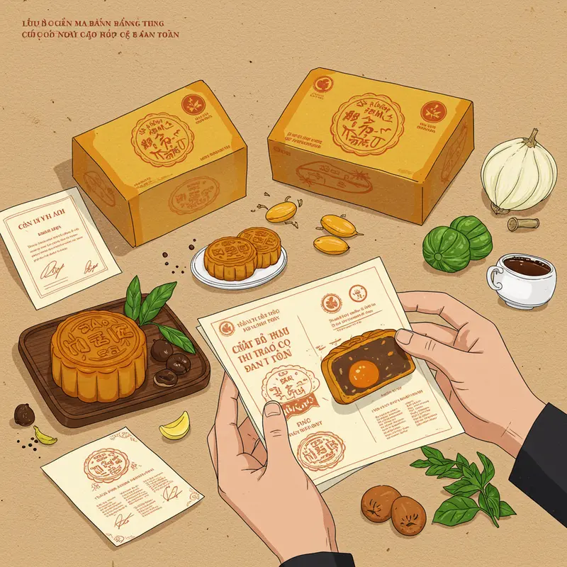 Bàn tiệc bánh Trung Thu cao cấp cho người ăn kiêng, ăn chay.