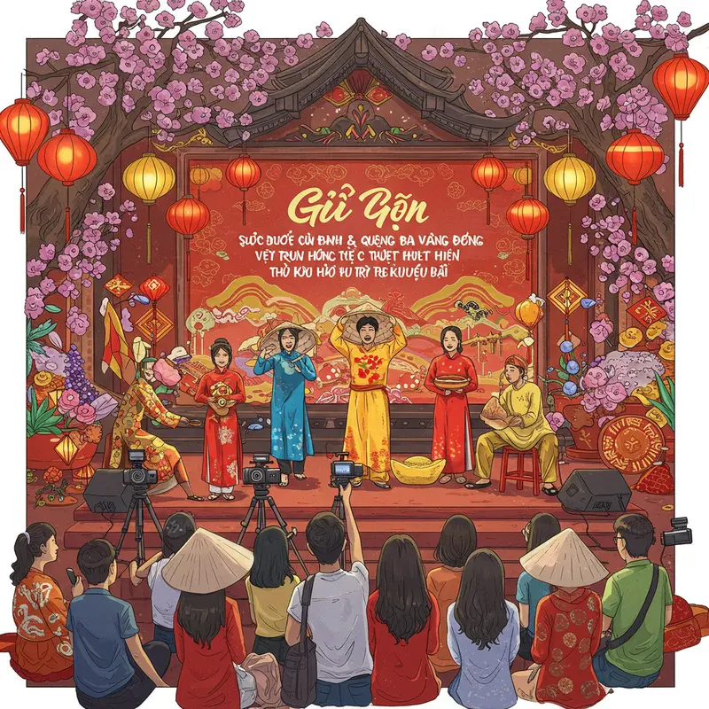 Gia đình Việt kiều sum họp, giữ gìn giá trị Tết truyền thống.