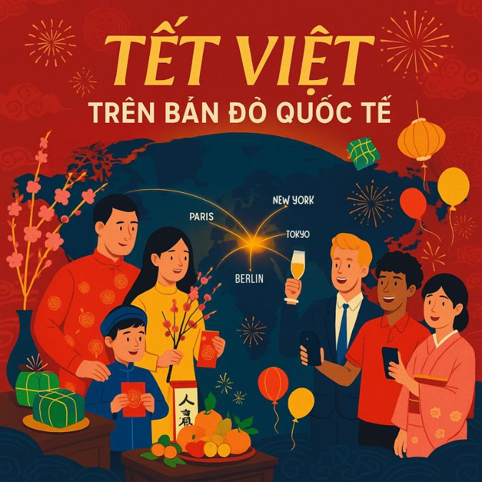 Tết Nguyên Đán trên bản đồ quốc tế