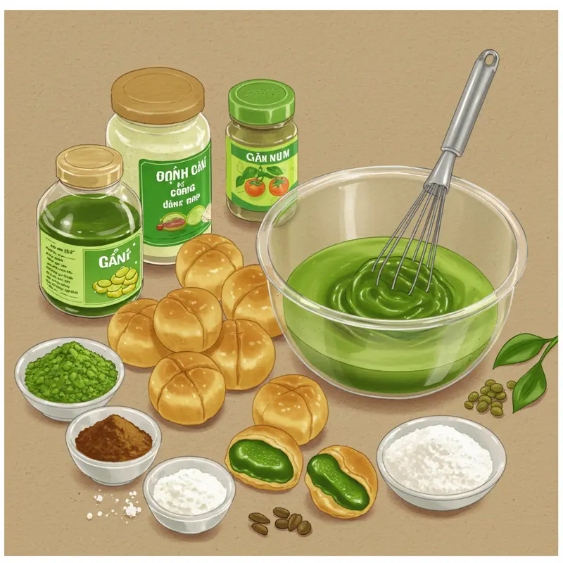 Bánh trung thu nhân trà xanh với sắc xanh đặc trưng, thể hiện nét văn hóa truyền thống pha lẫn hiện đại.