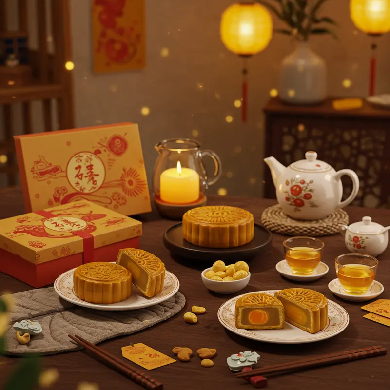 Giao thoa giữa truyền thống và hiện đại trong bánh Trung Thu mochi khoai môn trứng muối.