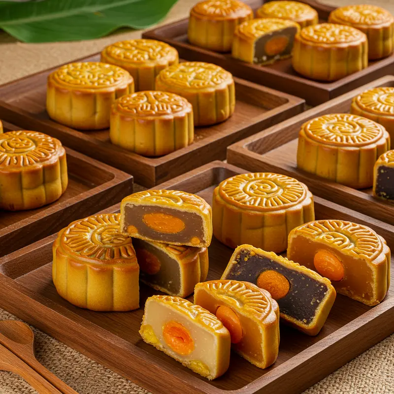 Mỡ đường vàng ươm giúp bánh Trung Thu mềm mịn và bóng đẹp
