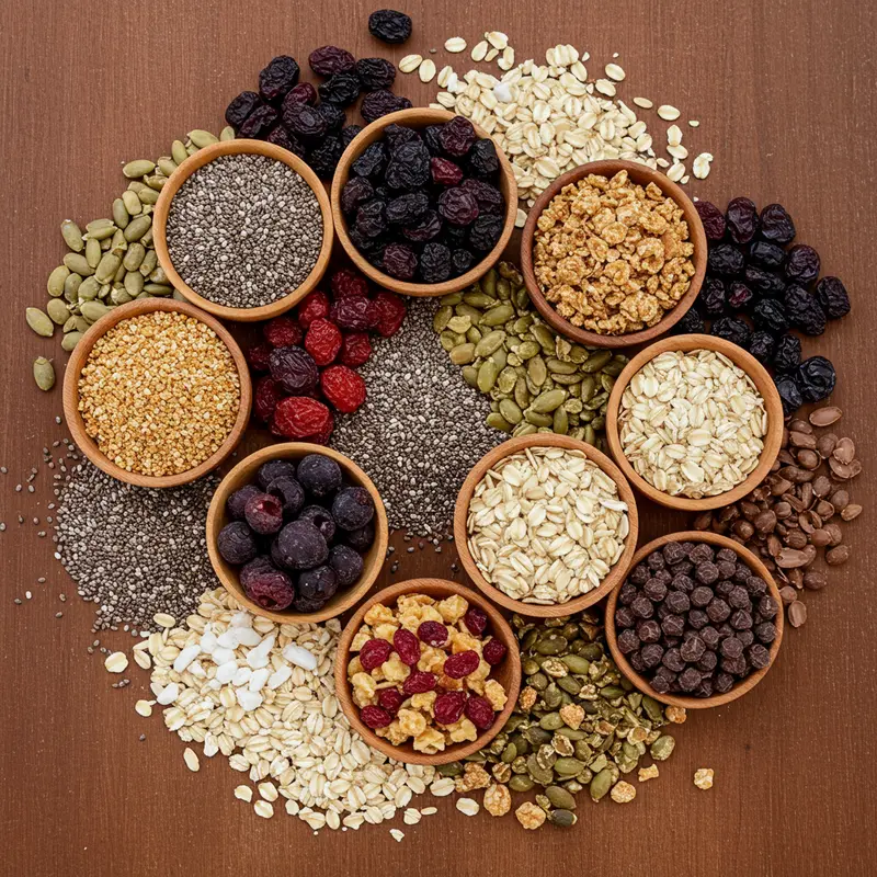 Bánh Trung Thu truyền thống với nhân thập cẩm đa dạng.