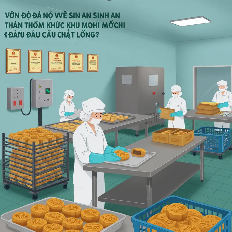 Bánh Trung Thu Mochi với lớp vỏ dẻo mềm và đa dạng nhân bánh