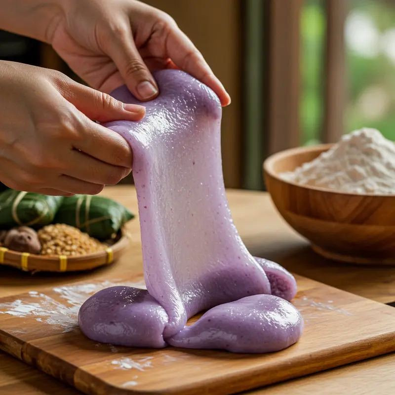 Giao thoa giữa truyền thống và hiện đại trong bánh Trung Thu mochi khoai môn trứng muối.