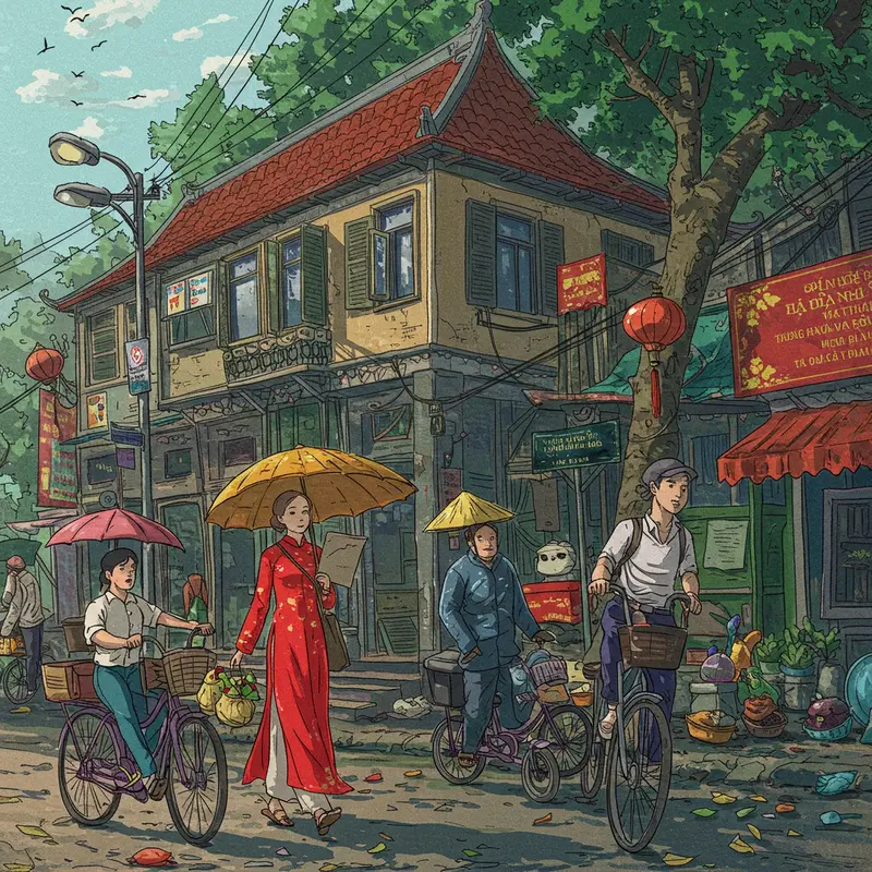 Một gia đình sum vầy, người lớn suy tư về việc chi tiêu Tết.