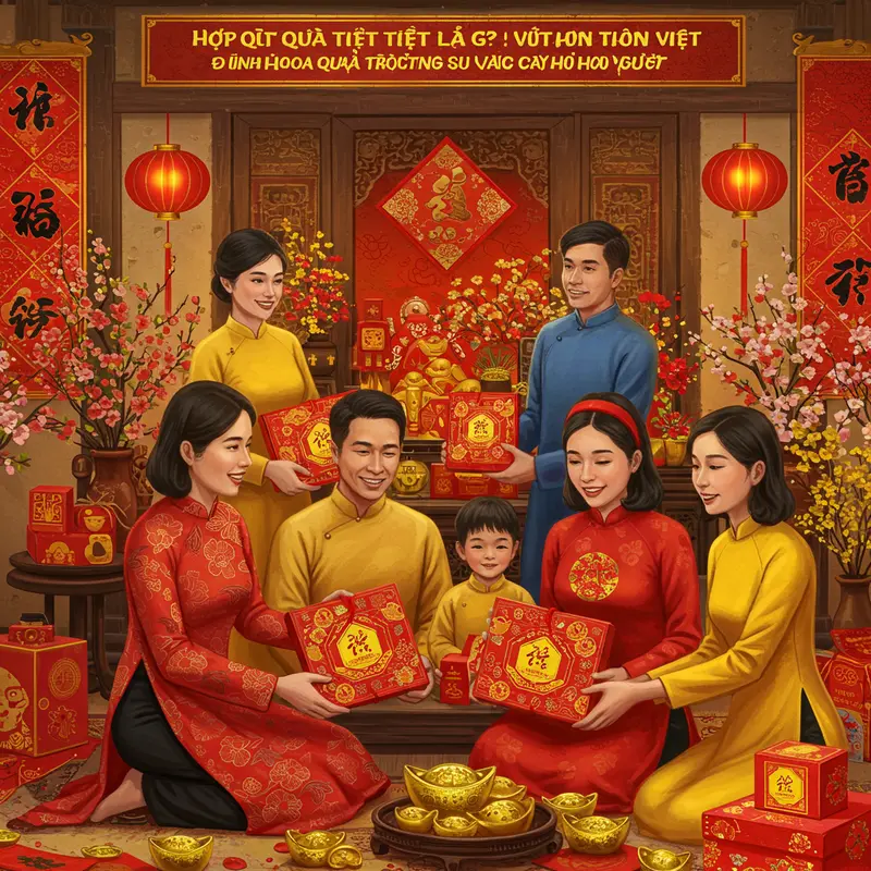 Hộp quà Tết trở thành cầu nối gắn kết tình thân và đối tác trong dịp Tết Nguyên Đán.