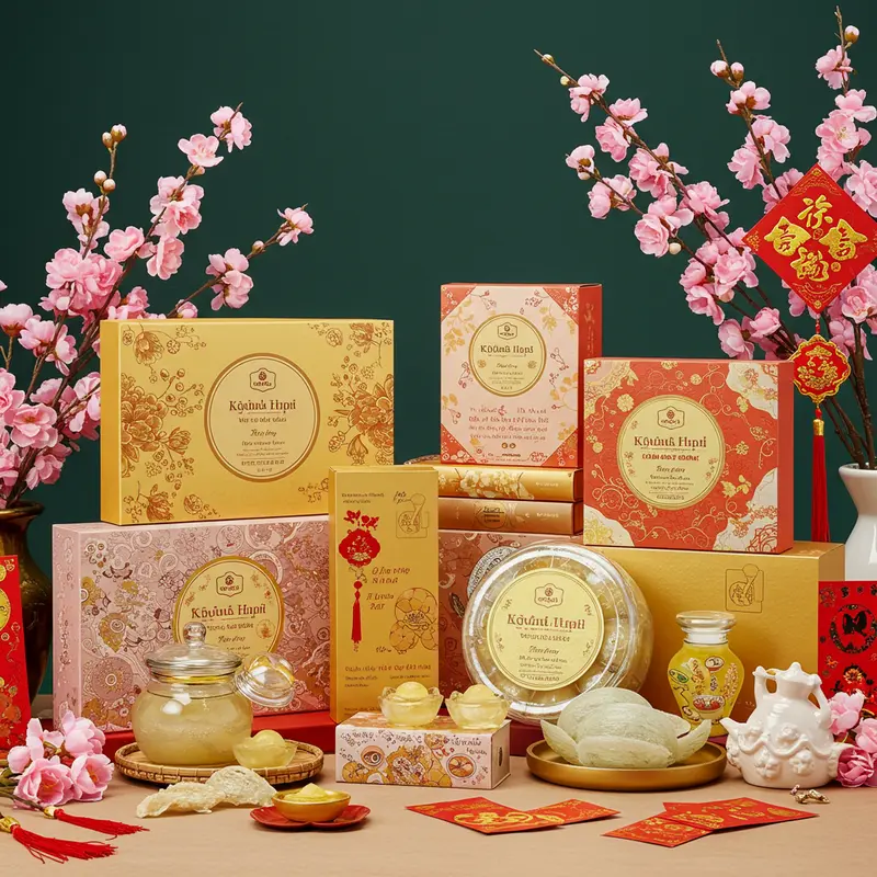 Tổ yến sào Khánh Hòa nguyên chất, biểu tượng của sức khỏe và tinh hoa Tết.