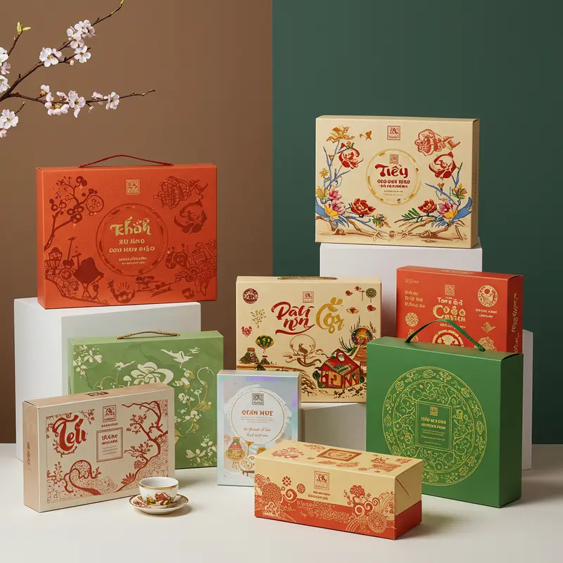 Không khí trao gửi quà Tết truyền thống tại doanh nghiệp du lịch.