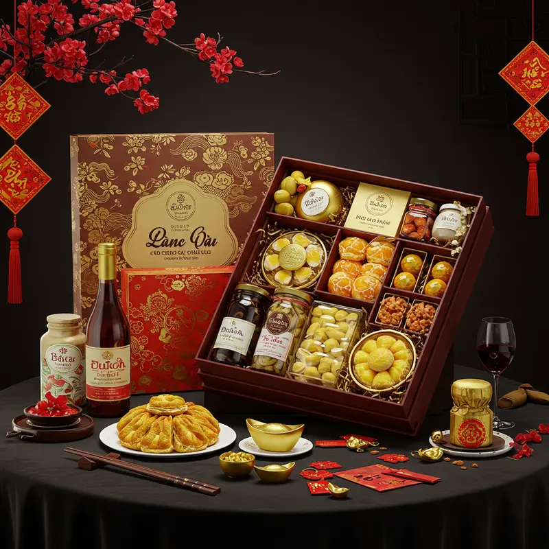 Hộp quà Tết là cầu nối gắn kết quan hệ doanh nghiệp.