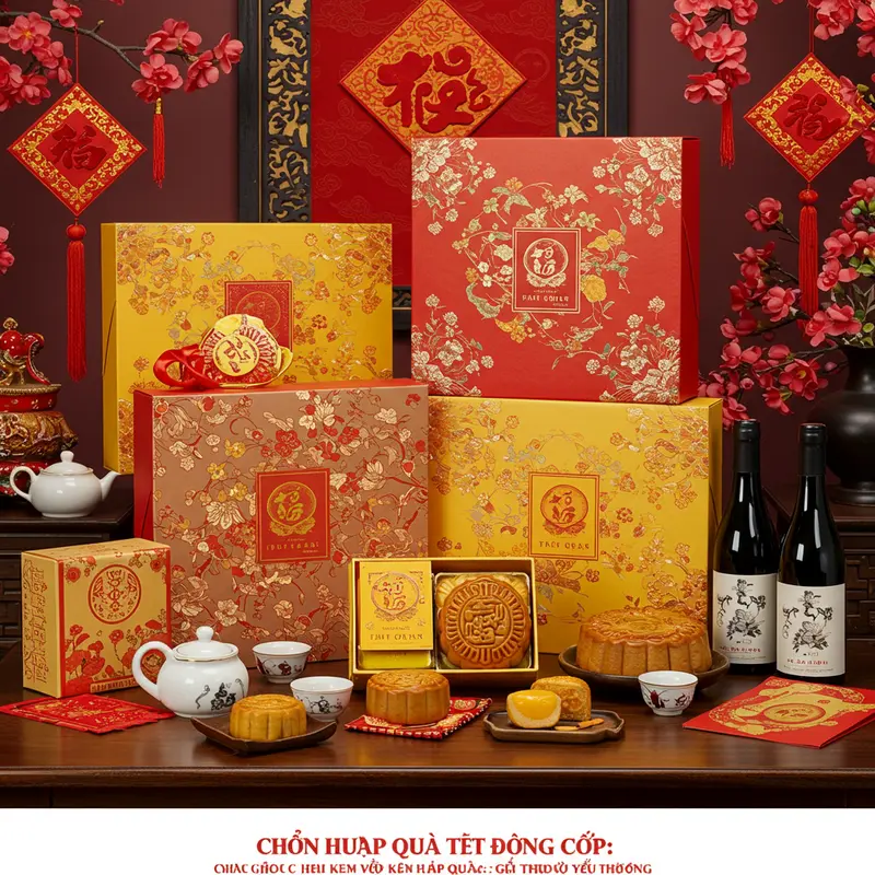 Gia đình Việt trao tặng lời chúc và lì xì ngày Tết trong không khí sum vầy.