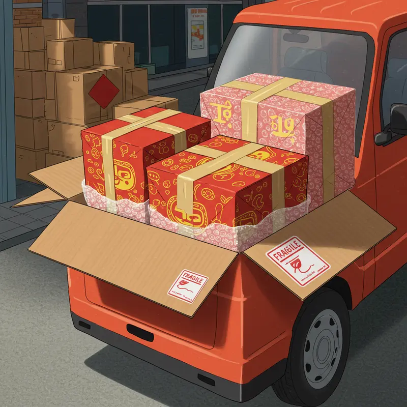 Các yếu tố môi trường như nhiệt độ và độ ẩm ảnh hưởng đến hộp quà Tết.