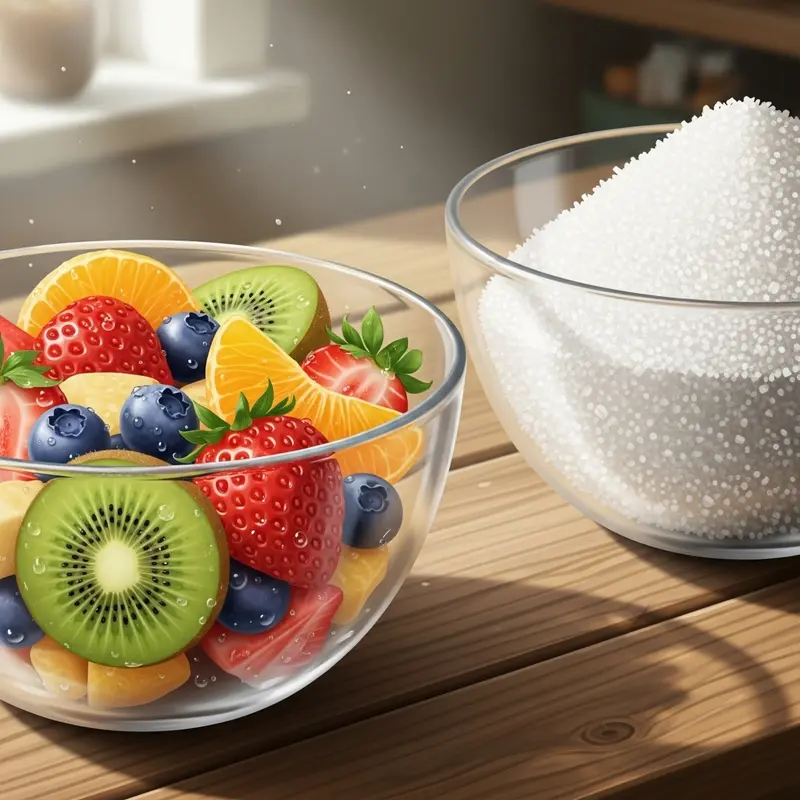 Kệ siêu thị với nhiều sản phẩm ‘Không thêm đường’ từ nước ép, mứt đến sữa.