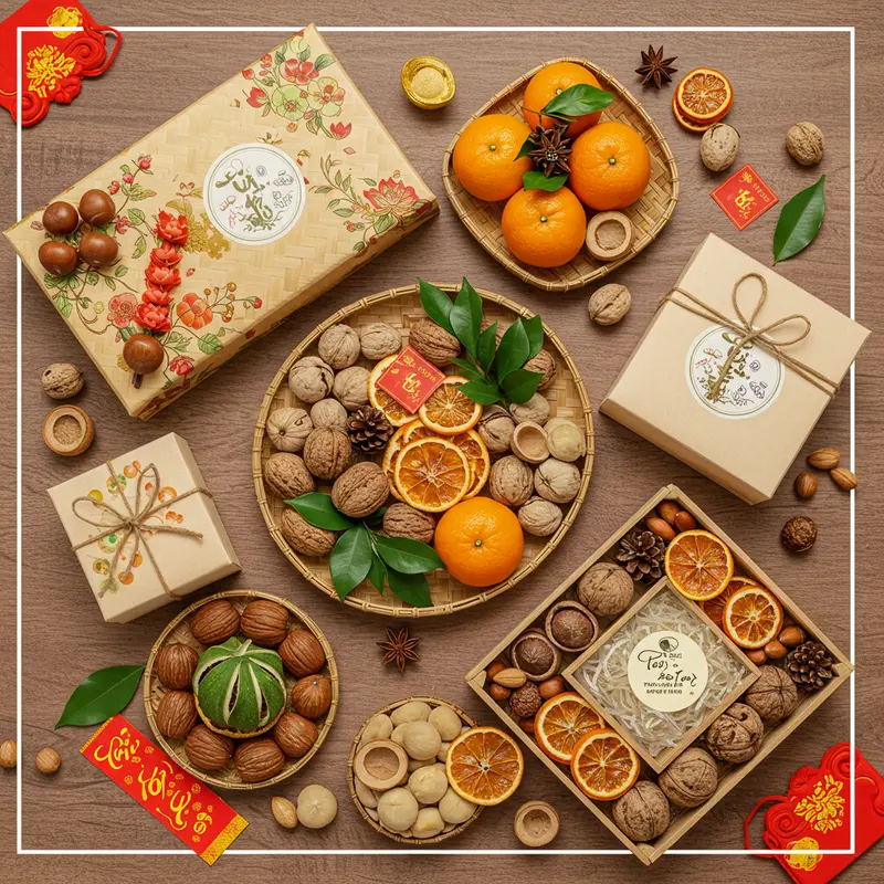 Hộp quà Tết hữu cơ đang là lựa chọn mới của doanh nghiệp hiện đại.