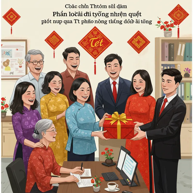 Hộp quà Tết sang trọng thể hiện giá trị tinh thần và gắn kết.