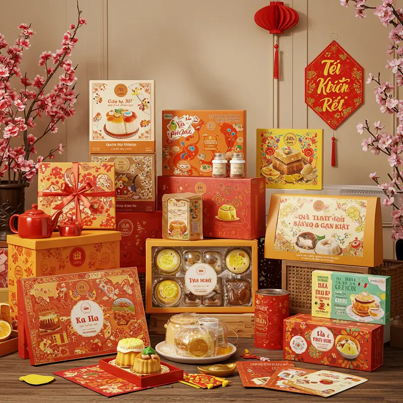 Hộp quà Tết là cầu nối gắn kết quan hệ doanh nghiệp.