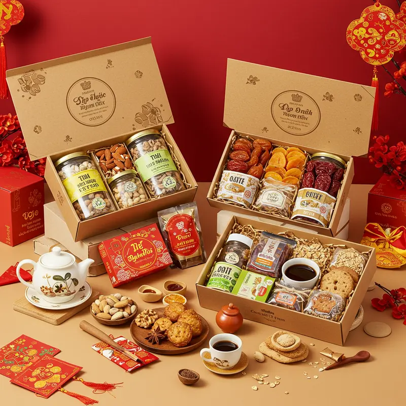 Hộp quà Tết hữu cơ đang là lựa chọn mới của doanh nghiệp hiện đại.