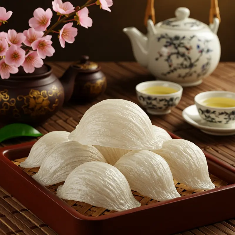 Tổ yến sào Khánh Hòa nguyên chất, biểu tượng của sức khỏe và tinh hoa Tết.