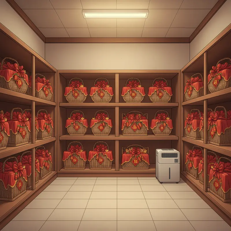 Các sản phẩm tuyển chọn cho giỏ quà Tết sang trọng.