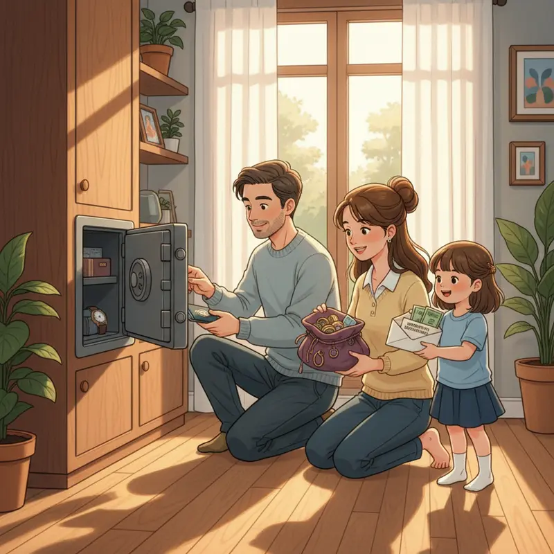 Ngôi nhà với hệ thống khóa cửa và an ninh hoàn chỉnh, yên tâm khi đi xa dịp Tết.