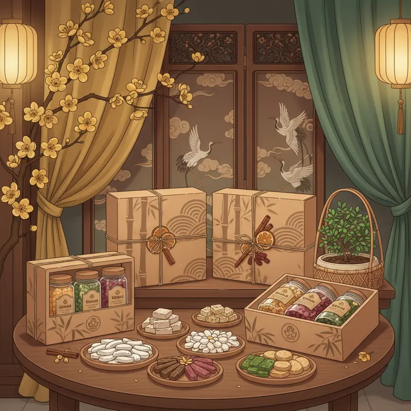 Lựa chọn quà Tết xanh tại cửa hàng có nhiều sản phẩm hữu cơ.