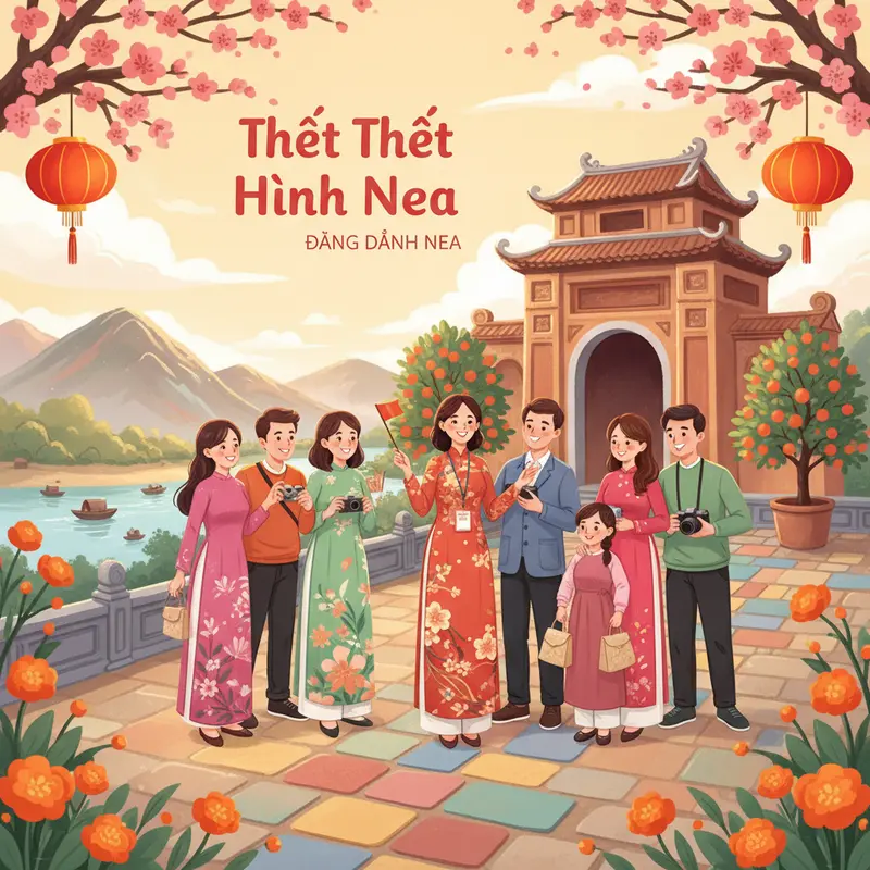 Gia đình hào hứng cùng nhau lên kế hoạch du lịch tự túc dịp Tết.