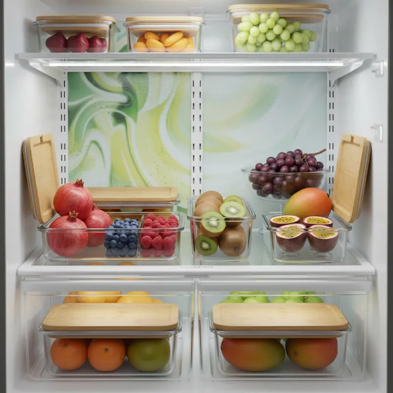 Giỏ quà Tết trái cây nhập khẩu với đa dạng trái cây cao cấp.