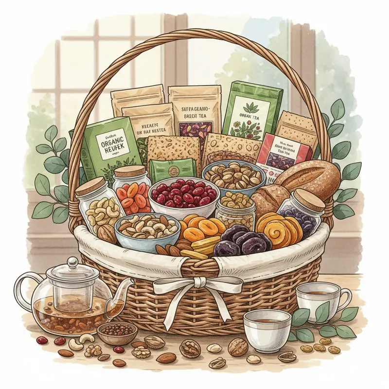 Các loại thực phẩm phù hợp cho người ăn chay và ăn kiêng, bày trí khoa học.