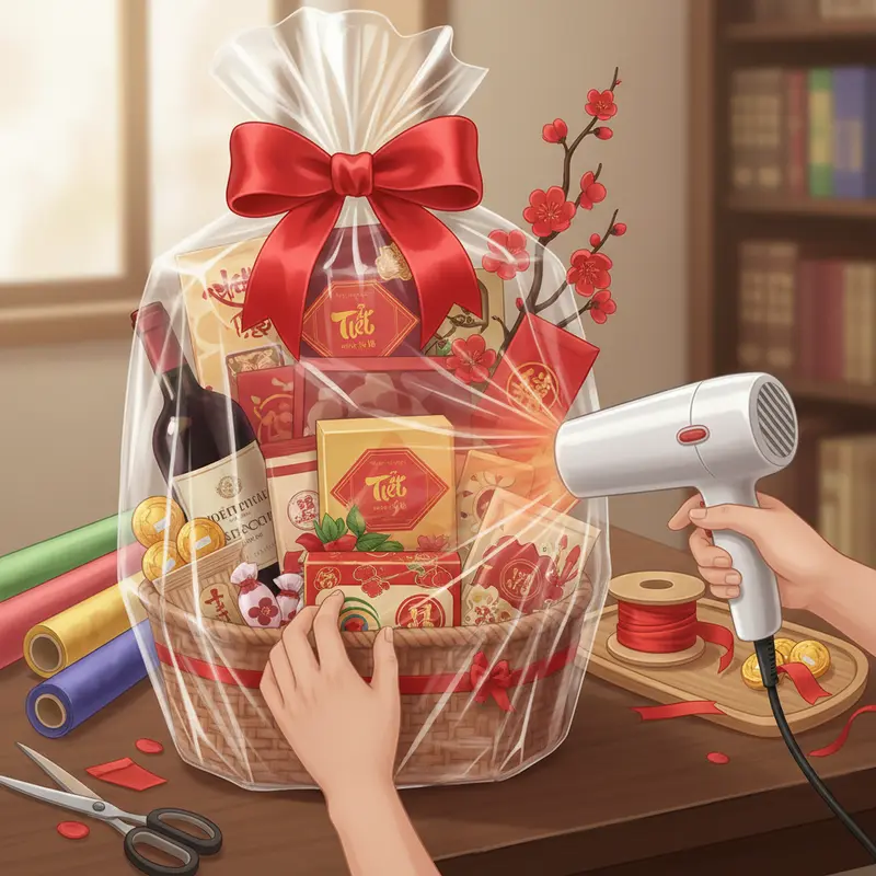 Các sản phẩm tuyển chọn cho giỏ quà Tết sang trọng.