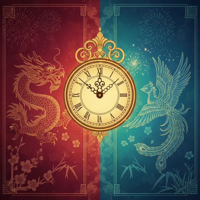 Gia đình Việt chuẩn bị nghi lễ cúng Giao Thừa trong khoảnh khắc chuyển giao năm mới.