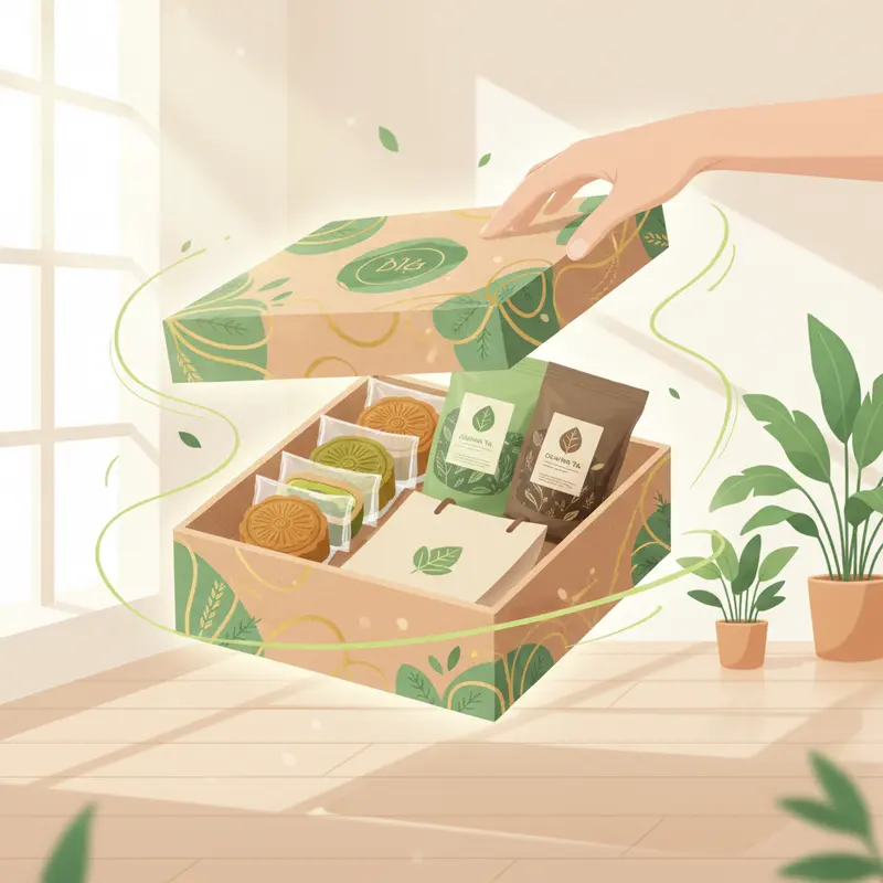 Lựa chọn quà Tết xanh tại cửa hàng có nhiều sản phẩm hữu cơ.