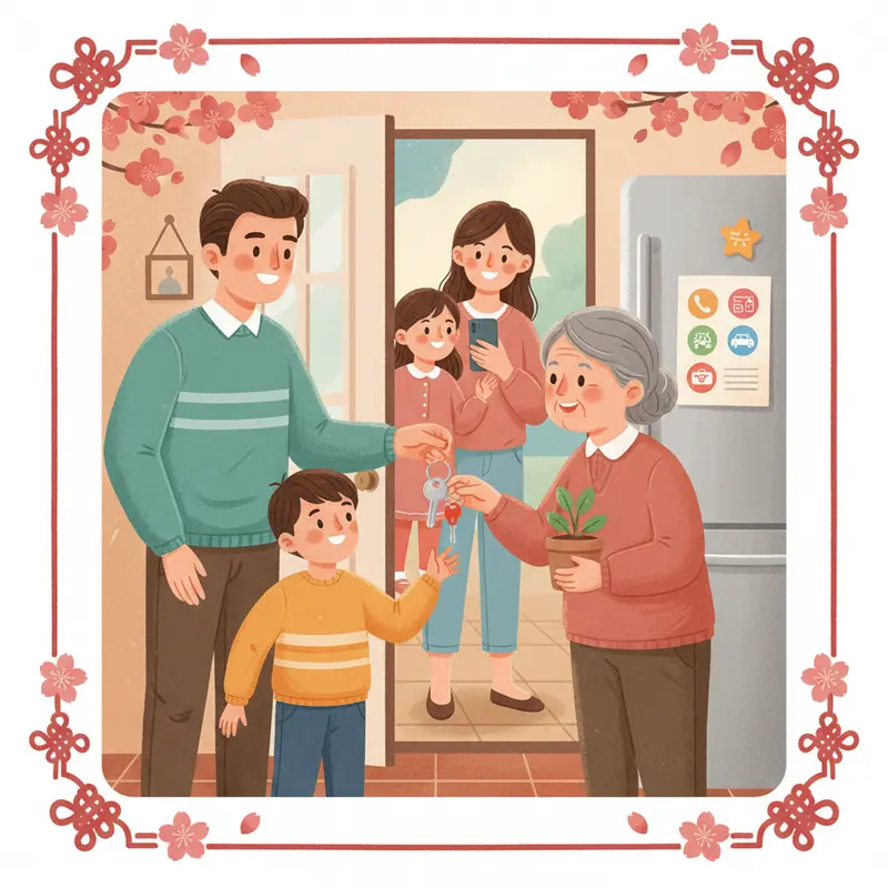 Ngôi nhà với hệ thống khóa cửa và an ninh hoàn chỉnh, yên tâm khi đi xa dịp Tết.