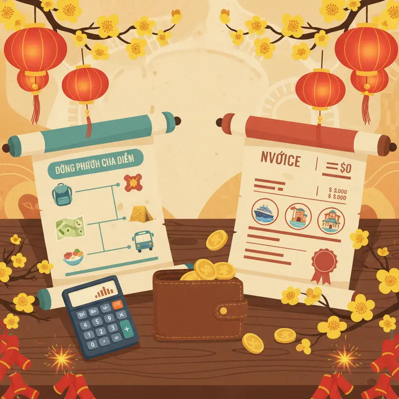 Gia đình hào hứng cùng nhau lên kế hoạch du lịch tự túc dịp Tết.