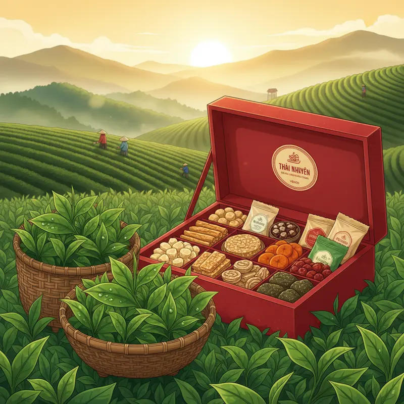 Cây trà Shan Tuyết cổ thụ giữa núi cao Tây Bắc, lá trà phủ lông trắng ánh bạc.