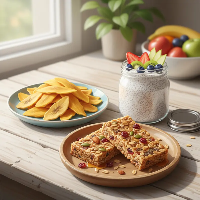 So sánh giữa mứt bánh truyền thống và món ăn vặt healthy.