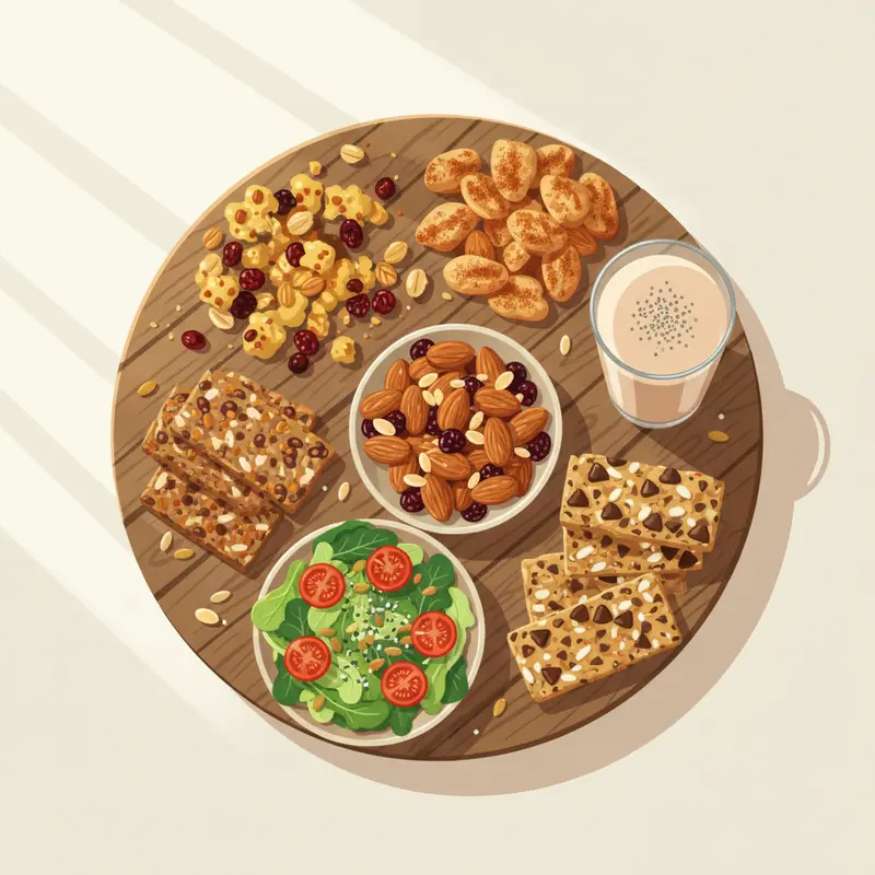 Các loại hạt phổ biến nhiều dinh dưỡng từ hộp quà Tết.