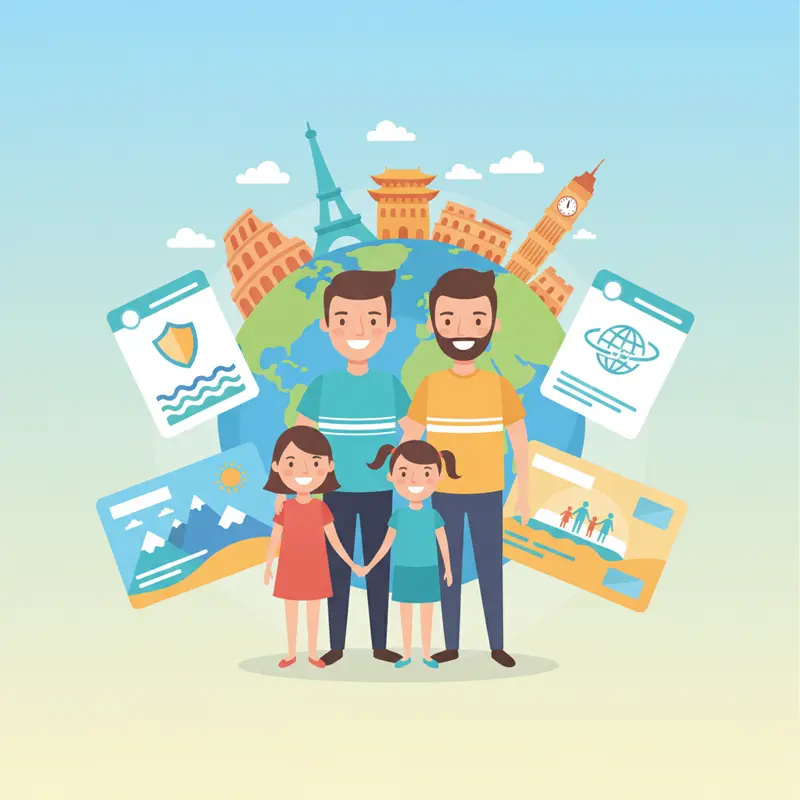 Gia đình chuẩn bị đi du lịch Tết tại sân bay, hào hứng nhưng vẫn chú trọng an toàn.