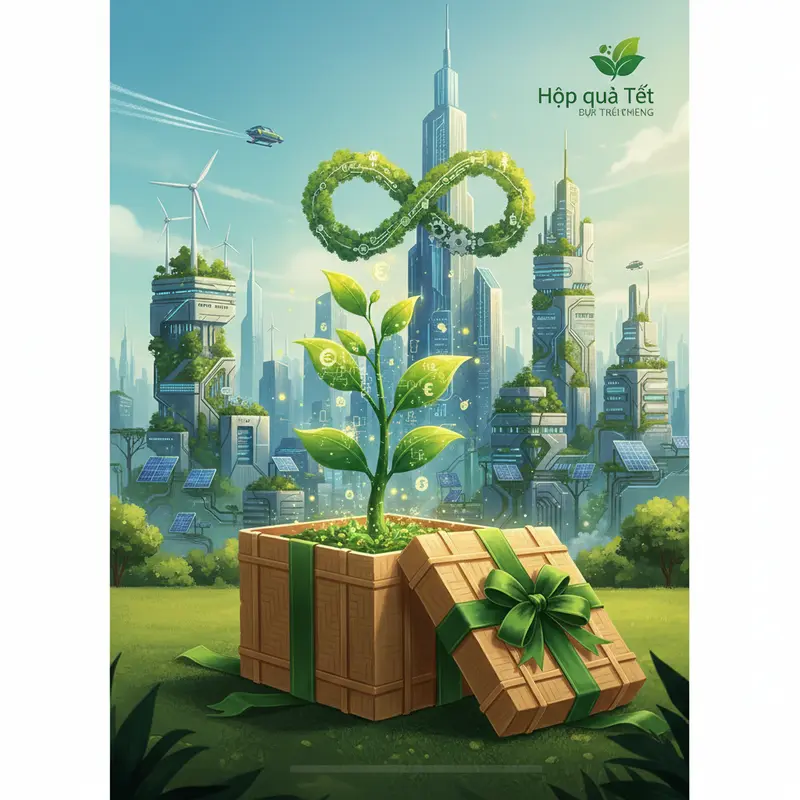 Lựa chọn quà Tết xanh tại cửa hàng có nhiều sản phẩm hữu cơ.