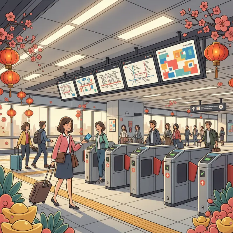 Chinatown Singapore rực rỡ trong dịp Tết với đèn lồng và chợ truyền thống.