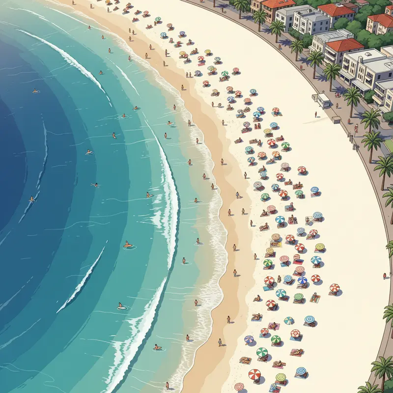 Thời tiết nắng đẹp lý tưởng tại Úc vào tháng 2.